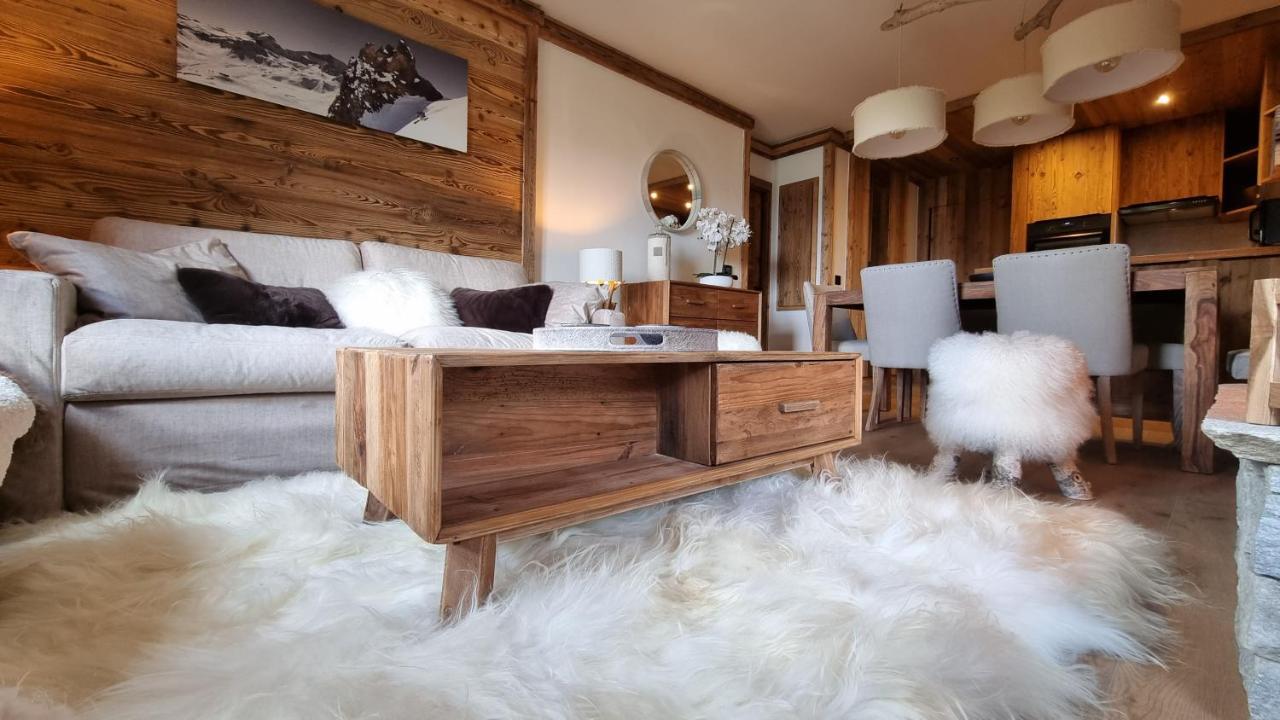 Arcs 1950 Appartement Luxe Type Chalet 5 A 7 Personnes Vue Imprenable Sur Le Montblanc Skis Aux Pieds Les Arcs  Exterior foto