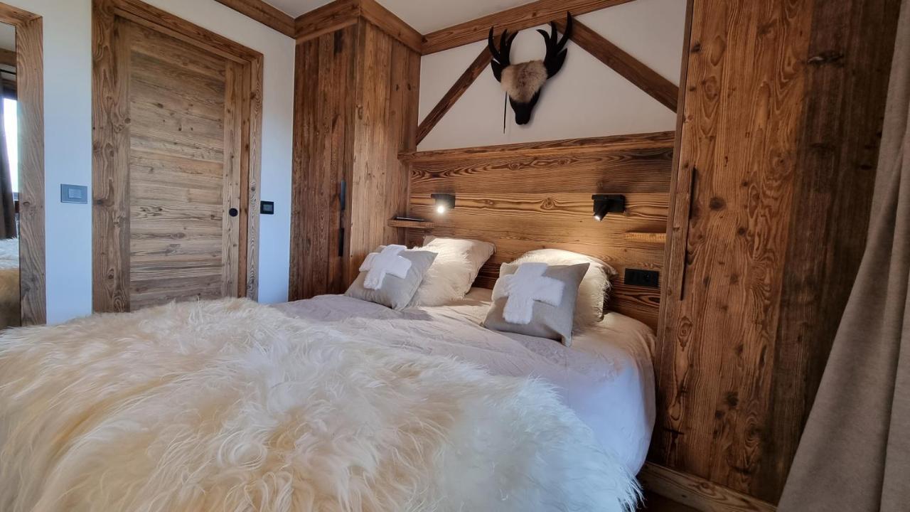 Arcs 1950 Appartement Luxe Type Chalet 5 A 7 Personnes Vue Imprenable Sur Le Montblanc Skis Aux Pieds Les Arcs  Exterior foto