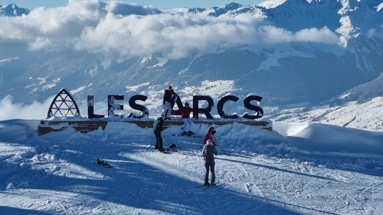 Arcs 1950 Appartement Luxe Type Chalet 5 A 7 Personnes Vue Imprenable Sur Le Montblanc Skis Aux Pieds Les Arcs  Exterior foto