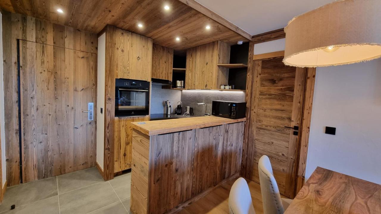 Arcs 1950 Appartement Luxe Type Chalet 5 A 7 Personnes Vue Imprenable Sur Le Montblanc Skis Aux Pieds Les Arcs  Exterior foto