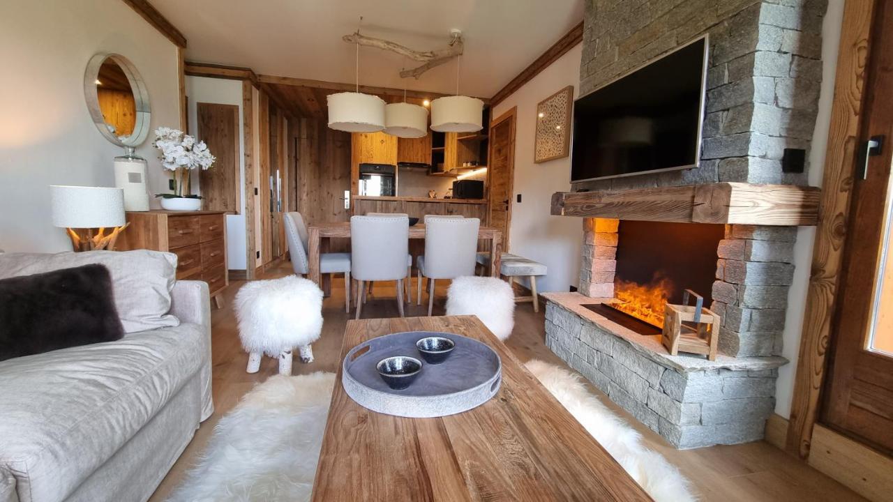 Arcs 1950 Appartement Luxe Type Chalet 5 A 7 Personnes Vue Imprenable Sur Le Montblanc Skis Aux Pieds Les Arcs  Exterior foto